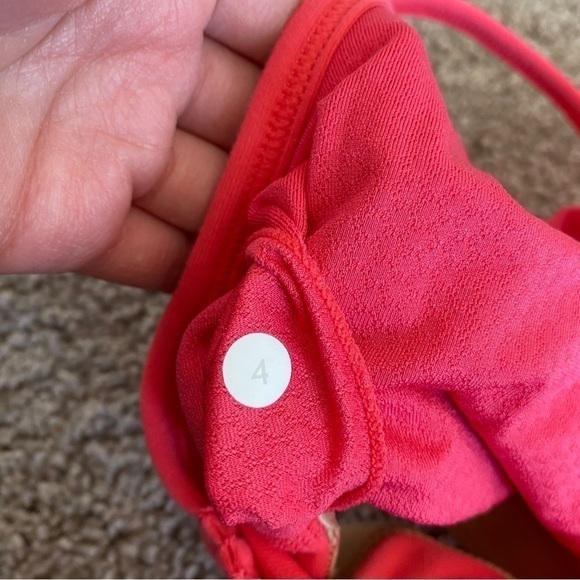 Lululemon No Limits Tank Pink Racerback Built in Sports Bra Size 4 - Picture 4 of 4